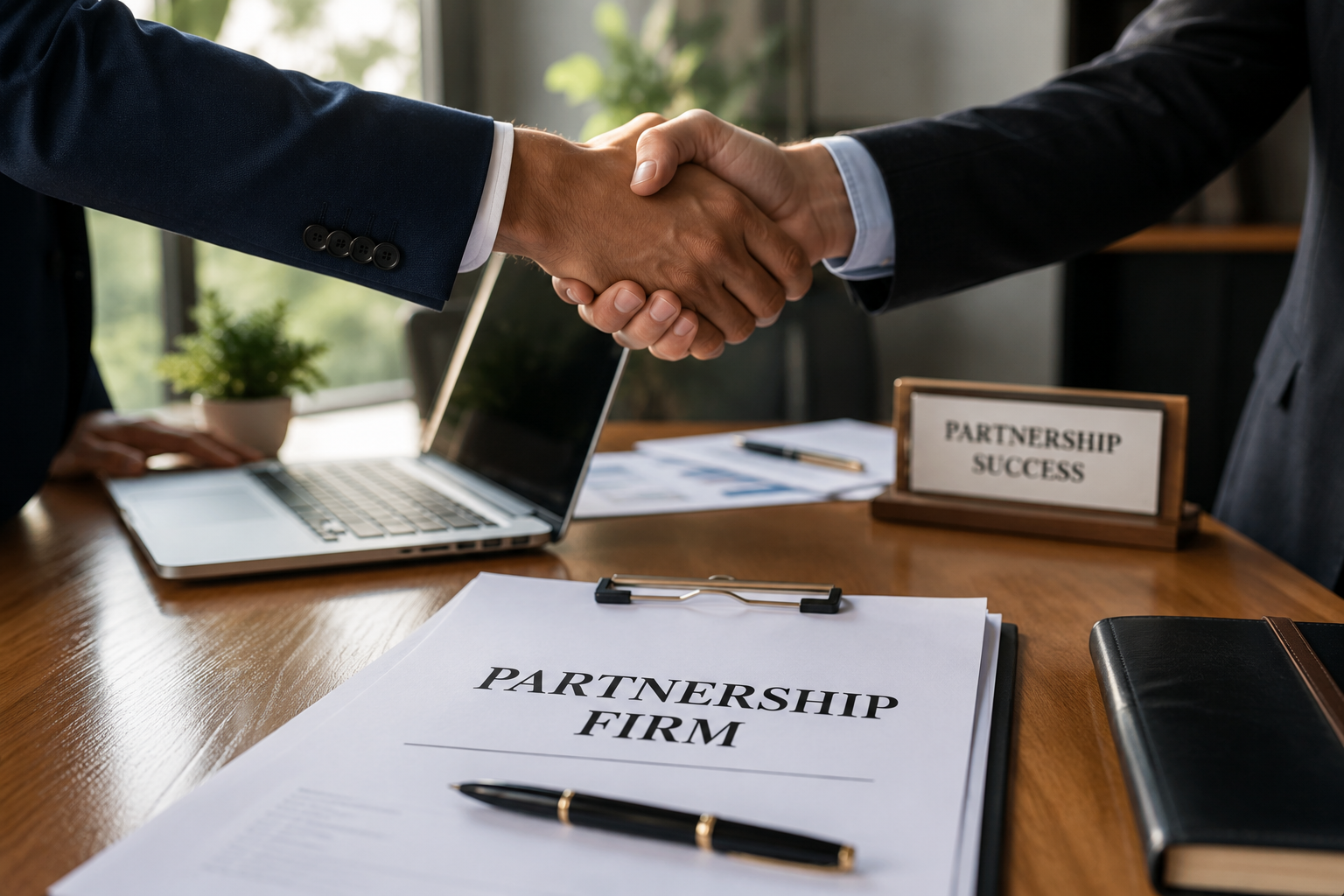 Partnership deed signing