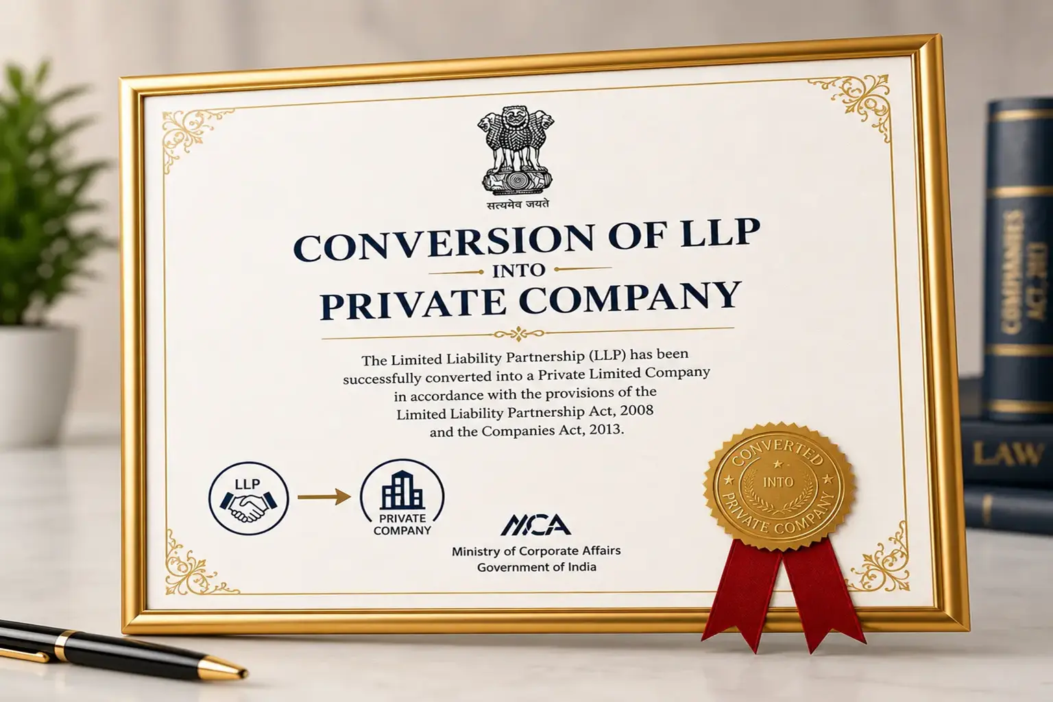 Conversion of LLP into Private Limited